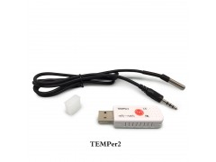 USB 双温电脑温度计 检测仪 机房环