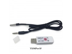 USB温度计 带探头传感器环境监测 实