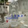 欧式雕塑西方人石雕，汉白玉石材定做四季神雕塑