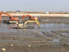【欢快欢快的说~】加长臂挖掘机清淤
