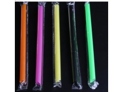 色泽明丽饮料吸管独立装沙冰管