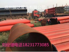 同江市抽海泥用Q235B直缝钢管轻量化
