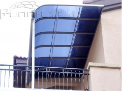 富诺尼华铝合金雨棚露台棚别墅遮阳