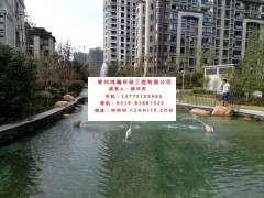 溧阳市小区景观鱼池水净化过滤循环