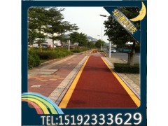 上海彩色路面喷涂剂打造彩色景观路