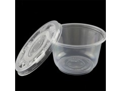 多种规格pp透明塑料汤碗