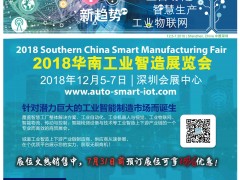 2018华南工业智造展览会 - 展会收录登记表