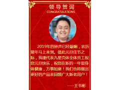 九星壳体总经理王书彬新年祝福 2019企业新年寄语之十三