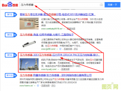 压力传感器 SEO优化案例