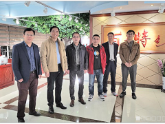 丹东百特总经理董青云全程陪同农药协会专家莅临参观