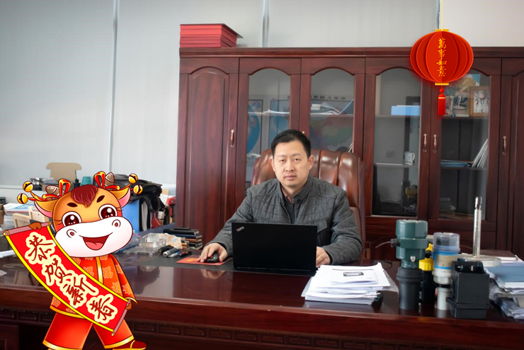 上海淳业仪表科技有限公司总经理李林给大家拜个早年