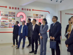 威胜集团热情接待专职党建指导员一行考察指导党建工作
