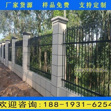 广州铁艺栏杆生产厂家 佛山厂区围墙