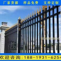 南沙小区烤漆围墙栏杆定做 惠州工厂热镀锌方钢围栏价格