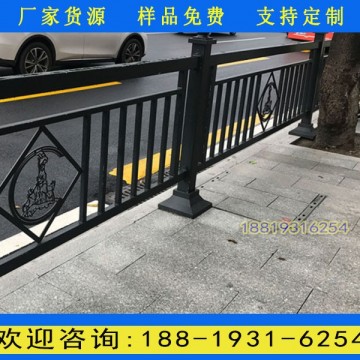广州钢板雕刻道路护栏 人行道隔离护