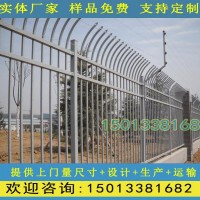 河源围墙锌钢铁艺护栏云浮医院通透性防护栏杆