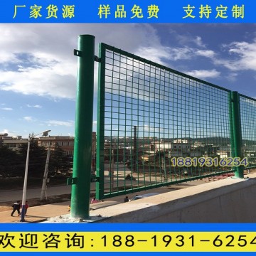 广州高架桥两侧防落物围栏 小孔网格