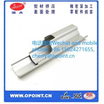铝配件-6063纯铝制灯管外壳