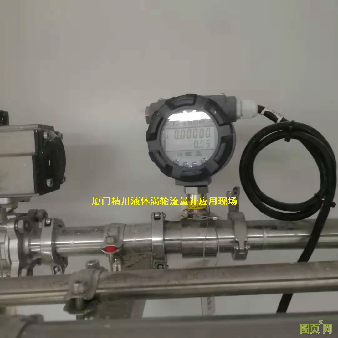 厦门精川食品厂涡轮流量计