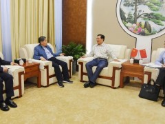 天长市委书记贺家平莅临安徽天康集团调研指导工作